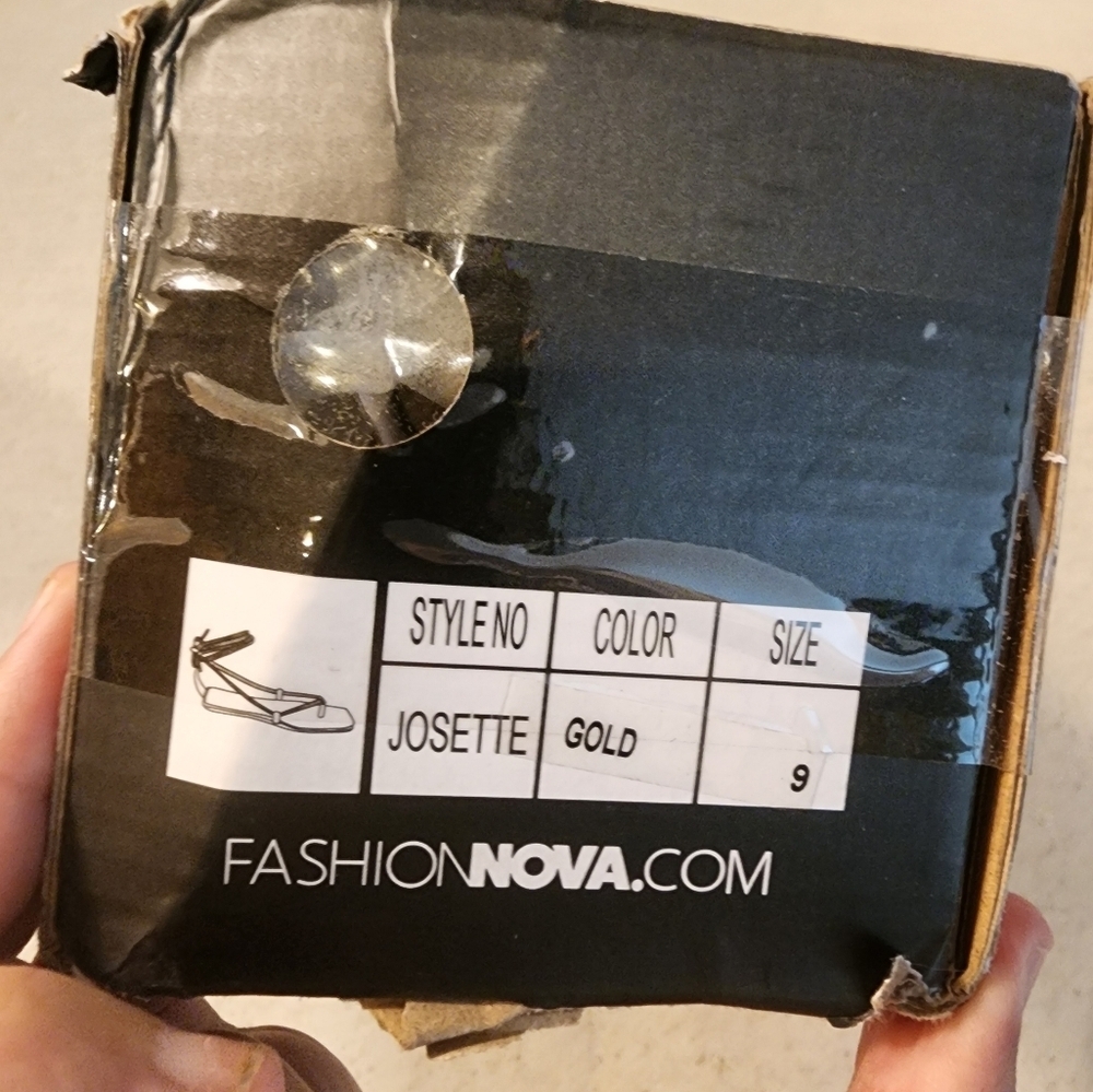 FF - Fashion Nova Josette Sandals 9 - Picture 2 of 6